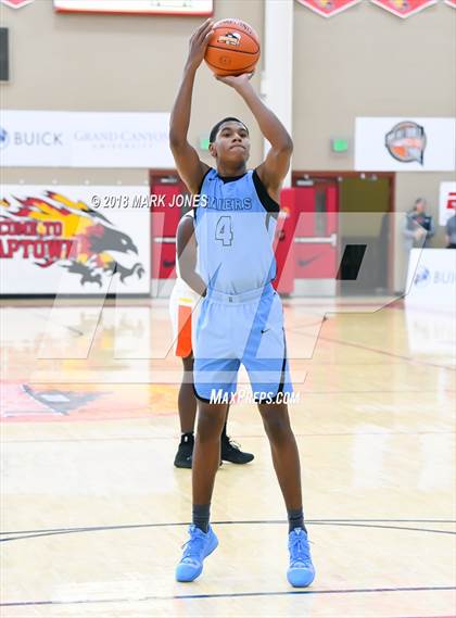 Thumbnail 1 in Corona del Sol vs. Eleanor Roosevelt (Hoophall West Tournament) photogallery.