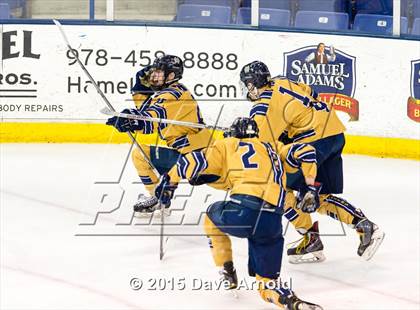 Thumbnail 2 in Franklin vs Malden Catholic (MIAA Super 8 Game 1 ) photogallery.