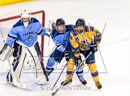 Thumbnail 1 in Franklin vs Malden Catholic (MIAA Super 8 Game 1 ) photogallery.