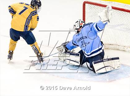 Thumbnail 2 in Franklin vs Malden Catholic (MIAA Super 8 Game 1 ) photogallery.