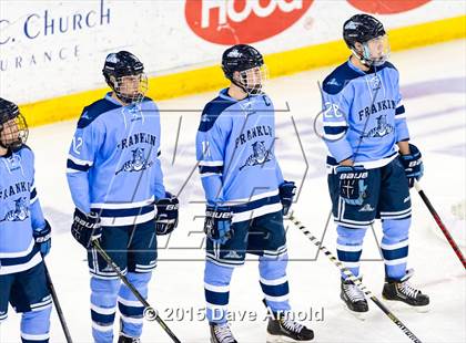 Thumbnail 2 in Franklin vs Malden Catholic (MIAA Super 8 Game 1 ) photogallery.