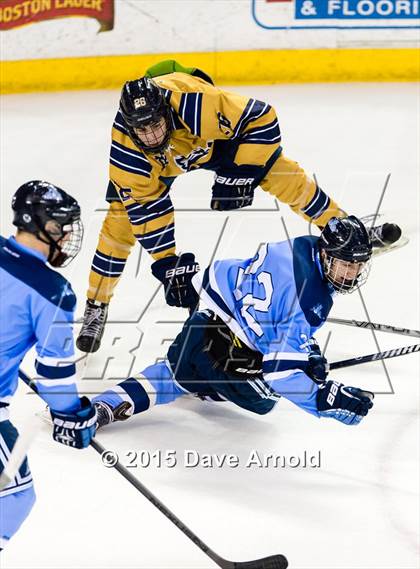 Thumbnail 3 in Franklin vs Malden Catholic (MIAA Super 8 Game 1 ) photogallery.