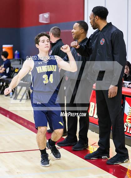 Thumbnail 1 in The Vanguard School @ Banning Lewis Academy Class 3A Boys Basketball District Tournaments (1st round) photogallery.