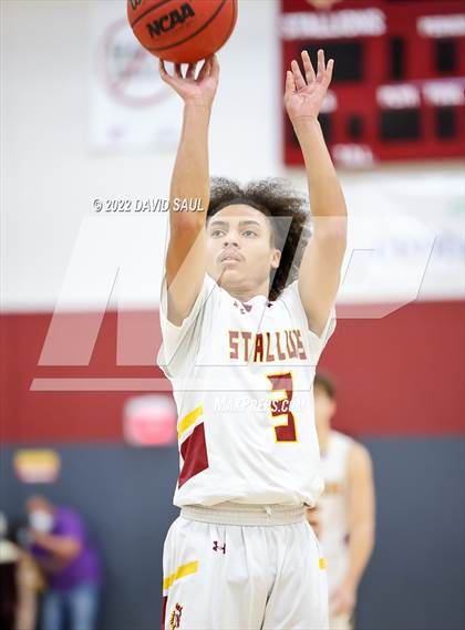 Thumbnail 1 in The Vanguard School @ Banning Lewis Academy Class 3A Boys Basketball District Tournaments (1st round) photogallery.