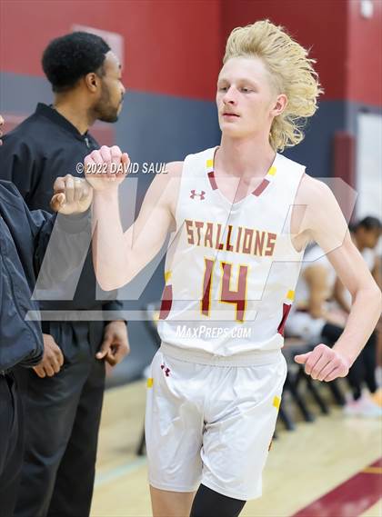 Thumbnail 1 in The Vanguard School @ Banning Lewis Academy Class 3A Boys Basketball District Tournaments (1st round) photogallery.