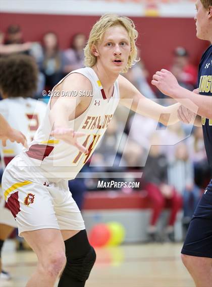Thumbnail 1 in The Vanguard School @ Banning Lewis Academy Class 3A Boys Basketball District Tournaments (1st round) photogallery.