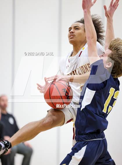 Thumbnail 1 in The Vanguard School @ Banning Lewis Academy Class 3A Boys Basketball District Tournaments (1st round) photogallery.