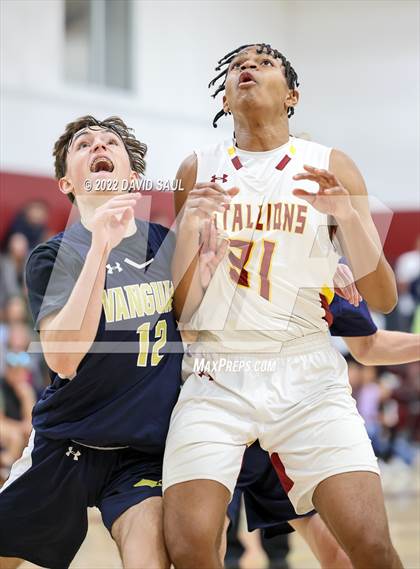 Thumbnail 2 in The Vanguard School @ Banning Lewis Academy Class 3A Boys Basketball District Tournaments (1st round) photogallery.