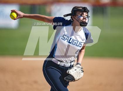 Thumbnail 2 in Saugus vs Marina (Los Alamitos Tournament) photogallery.
