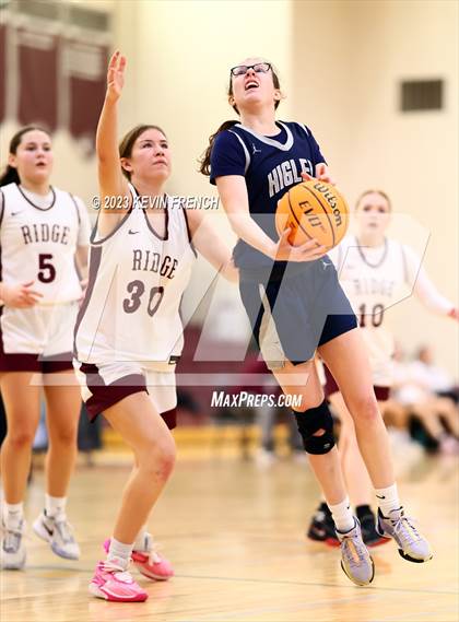 Thumbnail 3 in Higley vs Mountain Ridge (Mountain Ridge Girls Basketball Invitational) photogallery.