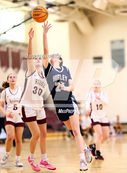 Thumbnail 2 in Higley vs Mountain Ridge (Mountain Ridge Girls Basketball Invitational) photogallery.