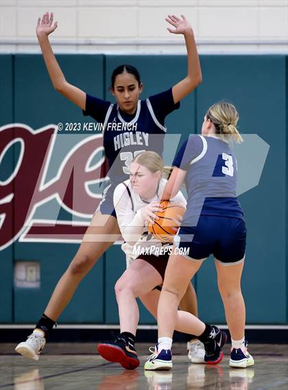 Thumbnail 3 in Higley vs Mountain Ridge (Mountain Ridge Girls Basketball Invitational) photogallery.