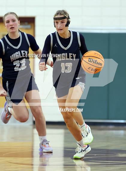 Thumbnail 2 in Higley vs Mountain Ridge (Mountain Ridge Girls Basketball Invitational) photogallery.