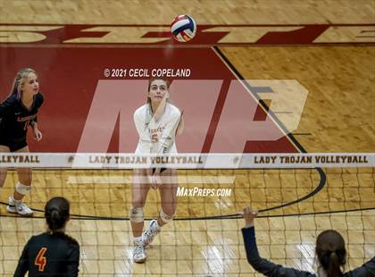 Thumbnail 1 in Lassiter vs Creekview (GHSA 6A Quarterfinal State Volleyball Championship) photogallery.