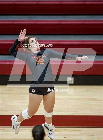 Thumbnail 1 in Lassiter vs Creekview (GHSA 6A Quarterfinal State Volleyball Championship) photogallery.