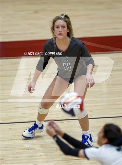 Thumbnail 1 in Lassiter vs Creekview (GHSA 6A Quarterfinal State Volleyball Championship) photogallery.