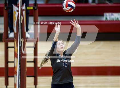 Thumbnail 1 in Lassiter vs Creekview (GHSA 6A Quarterfinal State Volleyball Championship) photogallery.