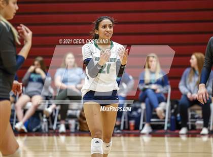 Thumbnail 2 in Lassiter vs Creekview (GHSA 6A Quarterfinal State Volleyball Championship) photogallery.