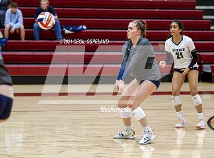 Thumbnail 1 in Lassiter vs Creekview (GHSA 6A Quarterfinal State Volleyball Championship) photogallery.