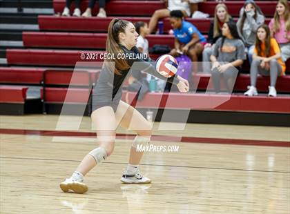 Thumbnail 3 in Lassiter vs Creekview (GHSA 6A Quarterfinal State Volleyball Championship) photogallery.