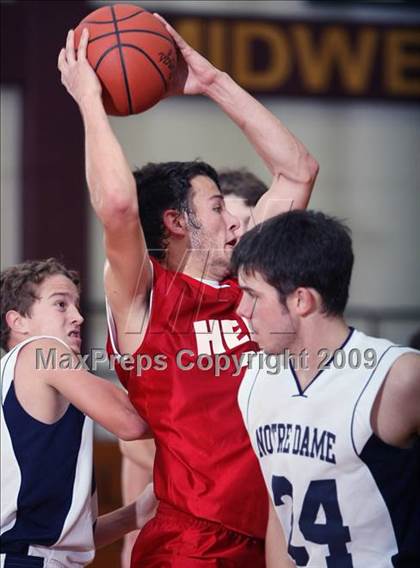 Thumbnail 1 in Notre Dame Catholic vs WF Heat (Fantasy of Lights Tournament ) photogallery.