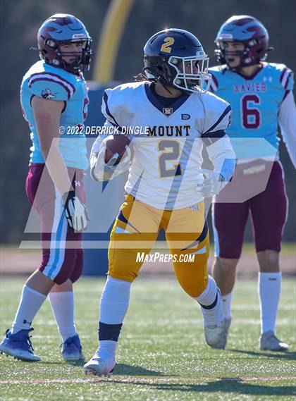 Thumbnail 3 in Xavier vs. Mt. St. Michael Academy (NYCHSFL AA2 Final) photogallery.