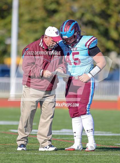 Thumbnail 2 in Xavier vs. Mt. St. Michael Academy (NYCHSFL AA2 Final) photogallery.