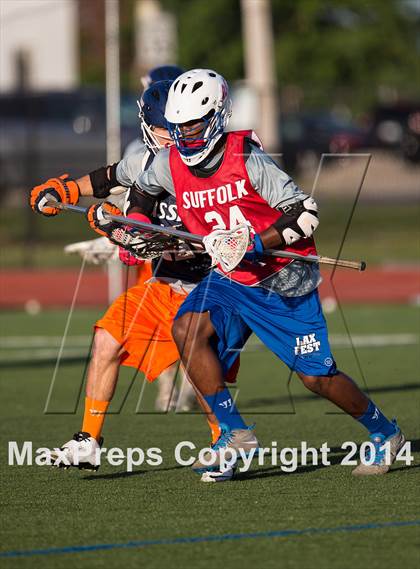 Thumbnail 3 in Nassau vs Suffolk (Long Island Showcase, Rising Juniors) photogallery.