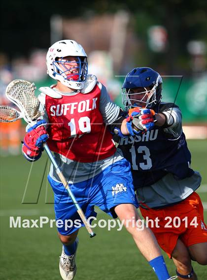 Thumbnail 2 in Nassau vs Suffolk (Long Island Showcase, Rising Juniors) photogallery.