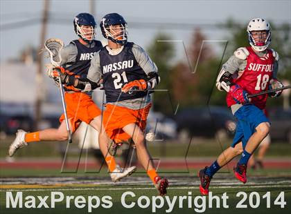 Thumbnail 3 in Nassau vs Suffolk (Long Island Showcase, Rising Juniors) photogallery.