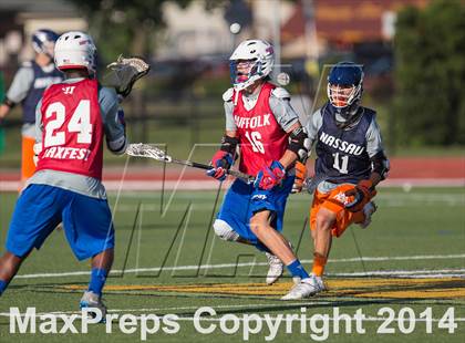 Thumbnail 2 in Nassau vs Suffolk (Long Island Showcase, Rising Juniors) photogallery.