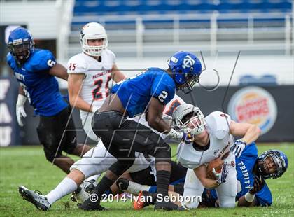 Thumbnail 2 in Trinity Christian Academy vs. Eastside Catholic (Burger King Bowl) photogallery.