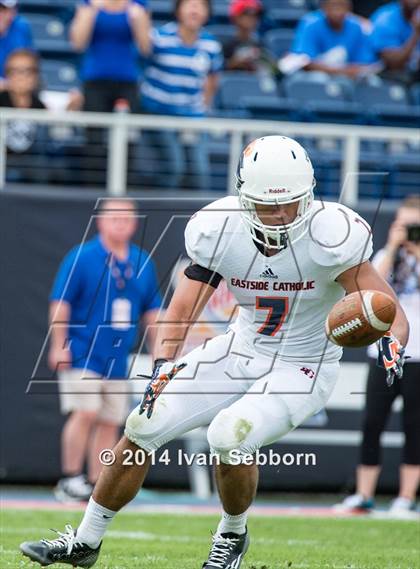 Thumbnail 3 in Trinity Christian Academy vs. Eastside Catholic (Burger King Bowl) photogallery.