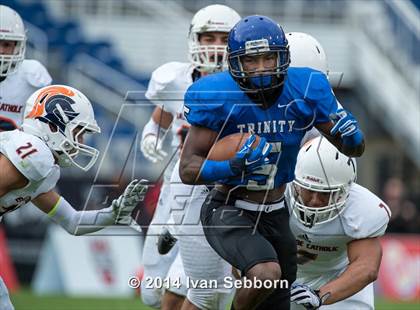 Thumbnail 2 in Trinity Christian Academy vs. Eastside Catholic (Burger King Bowl) photogallery.