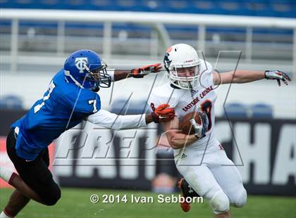 Thumbnail 3 in Trinity Christian Academy vs. Eastside Catholic (Burger King Bowl) photogallery.