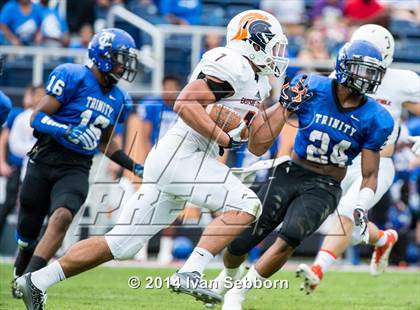 Thumbnail 3 in Trinity Christian Academy vs. Eastside Catholic (Burger King Bowl) photogallery.