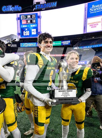 Thumbnail 2 in North Attleborough vs King Philip Regional (MIAA Division 3 Final) photogallery.