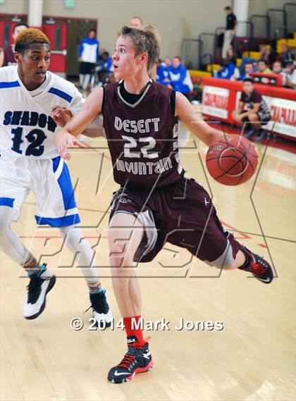 Thumbnail 2 in Shadow Mountain vs. Desert Mountain (Hoophall West Tournament) photogallery.