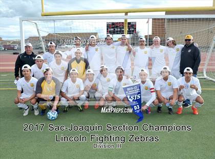 Thumbnail 1 in Central Valley vs. Lincoln (CIF SJS D3 Final) photogallery.