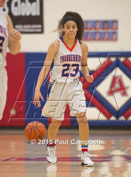 Thumbnail 1 in North vs Thunderbird (Arcadia Lady Hoops Tournament) photogallery.