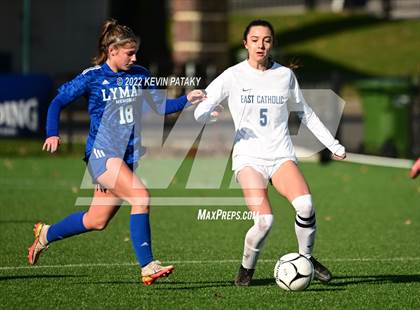 Thumbnail 2 in East Catholic vs. Lyman Memorial (CIAC Class S Final) photogallery.