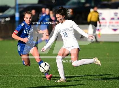 Thumbnail 2 in East Catholic vs. Lyman Memorial (CIAC Class S Final) photogallery.