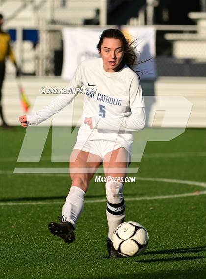 Thumbnail 2 in East Catholic vs. Lyman Memorial (CIAC Class S Final) photogallery.
