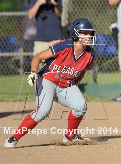 Thumbnail 2 in Pleasant Grove vs. Vacaville (CIF SJS Final - Game 1) photogallery.