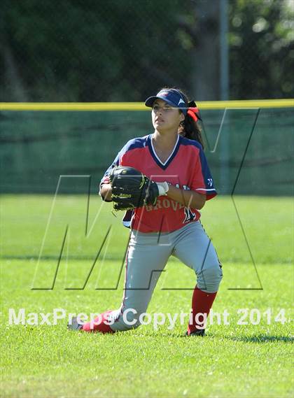 Thumbnail 3 in Pleasant Grove vs. Vacaville (CIF SJS Final - Game 1) photogallery.