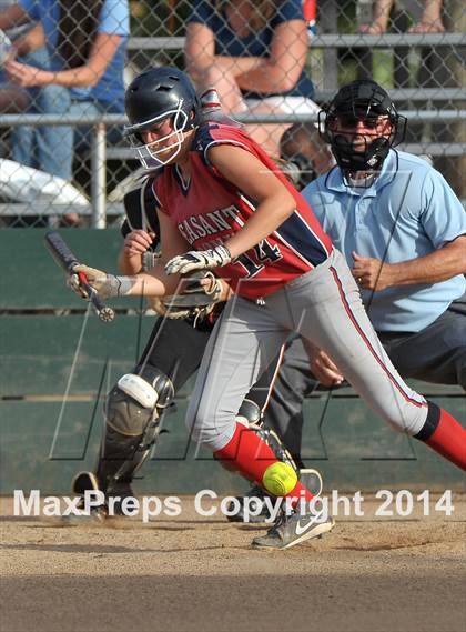 Thumbnail 2 in Pleasant Grove vs. Vacaville (CIF SJS Final - Game 1) photogallery.