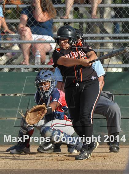 Thumbnail 1 in Pleasant Grove vs. Vacaville (CIF SJS Final - Game 1) photogallery.