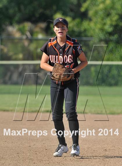 Thumbnail 2 in Pleasant Grove vs. Vacaville (CIF SJS Final - Game 1) photogallery.