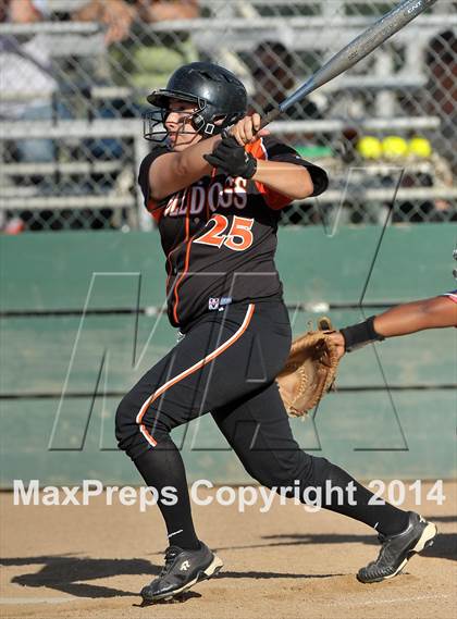 Thumbnail 3 in Pleasant Grove vs. Vacaville (CIF SJS Final - Game 1) photogallery.