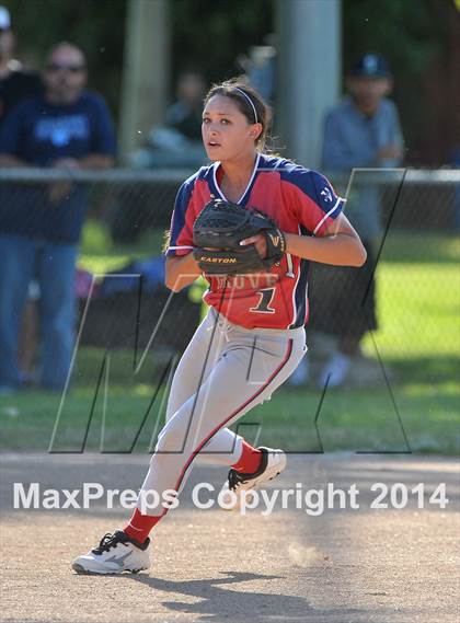 Thumbnail 1 in Pleasant Grove vs. Vacaville (CIF SJS Final - Game 1) photogallery.